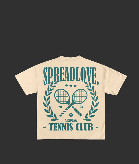 Tennis Club Tee ( Cream )